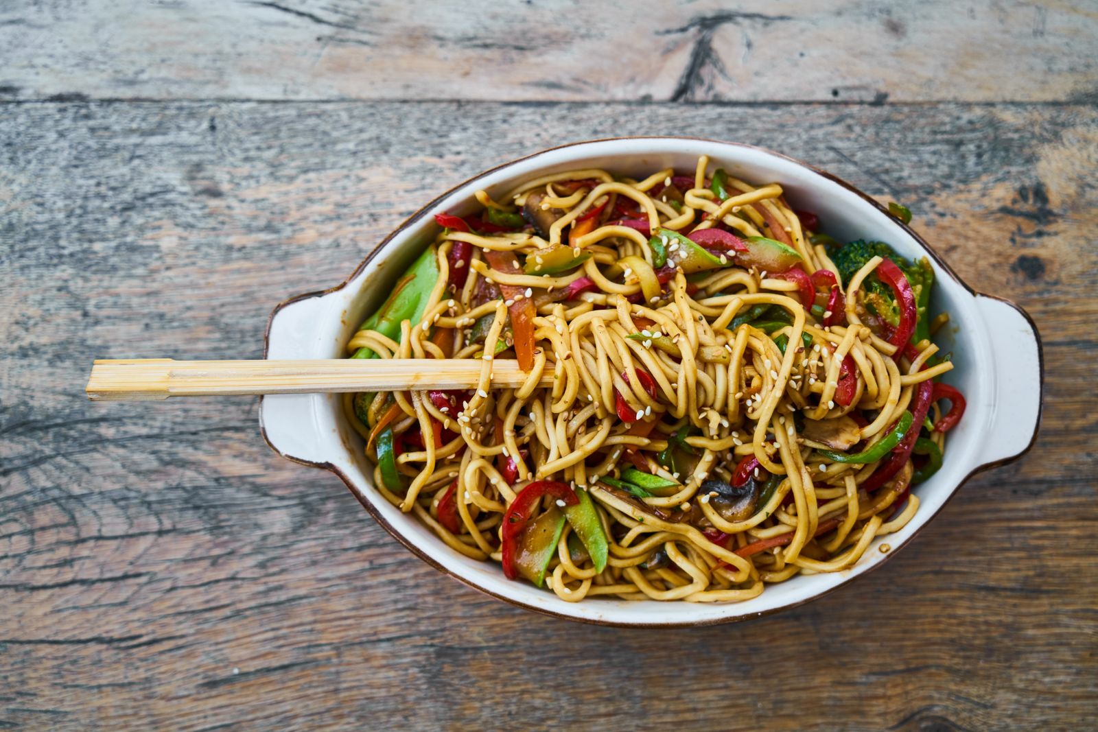 Wok-tossed noodles